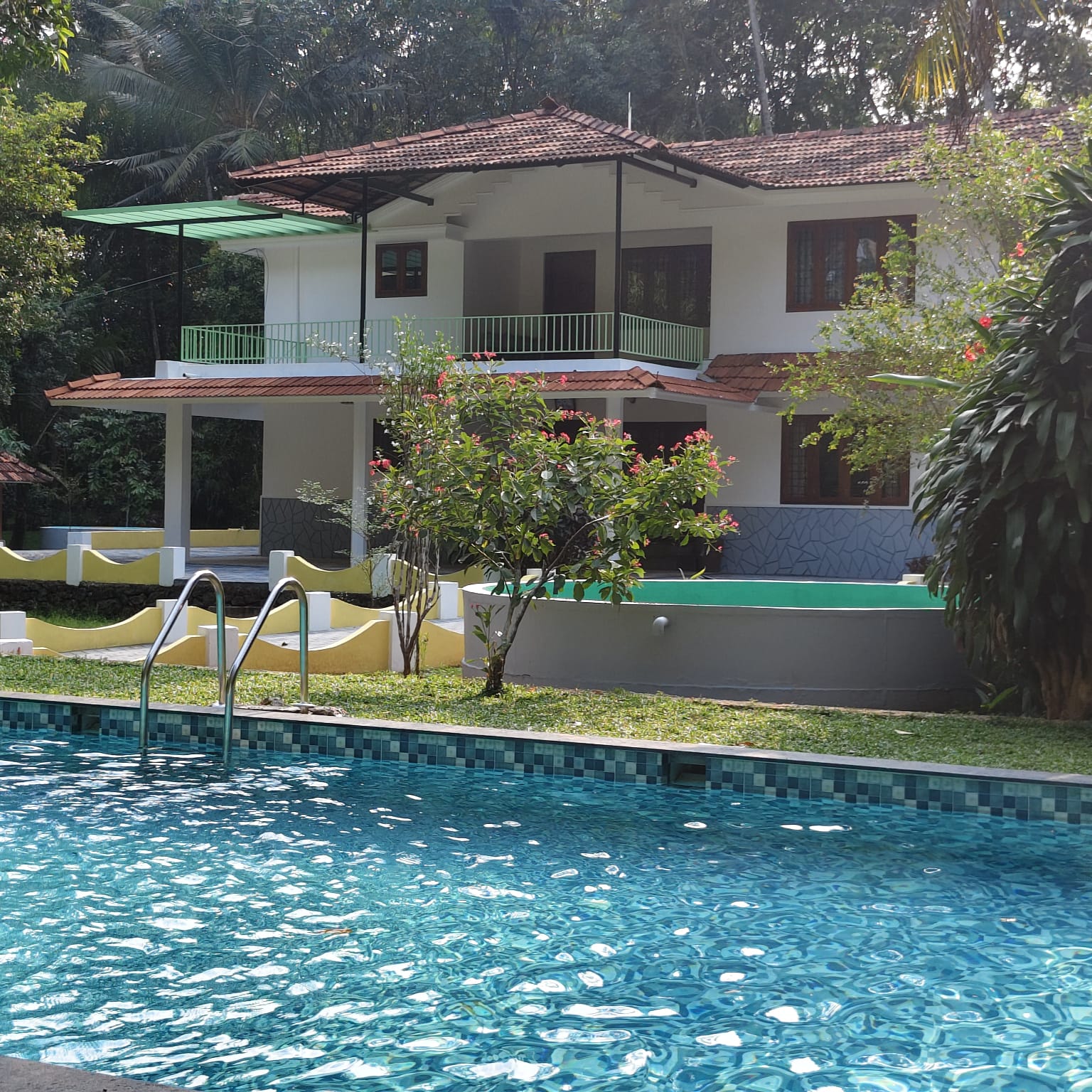 Spacious lawn for events and gatherings